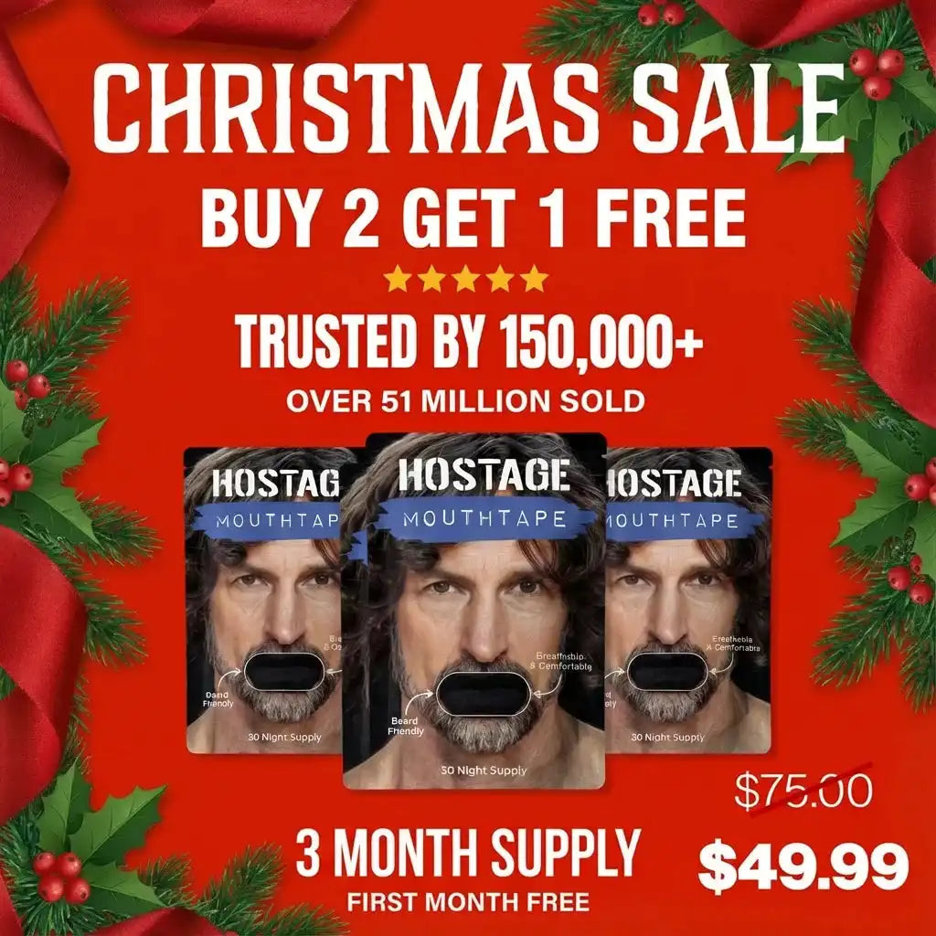 Mouth Tape Buy 2 Get 1 FREE - Starter Pack Christmas Main image