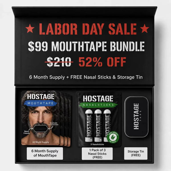 Labor Day Mouth Tape Bundle + Nasal Sticks + Tin