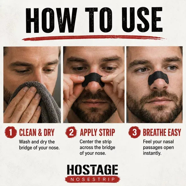 Hostage Nose Strips: 1/3/6/12 Month Supplies