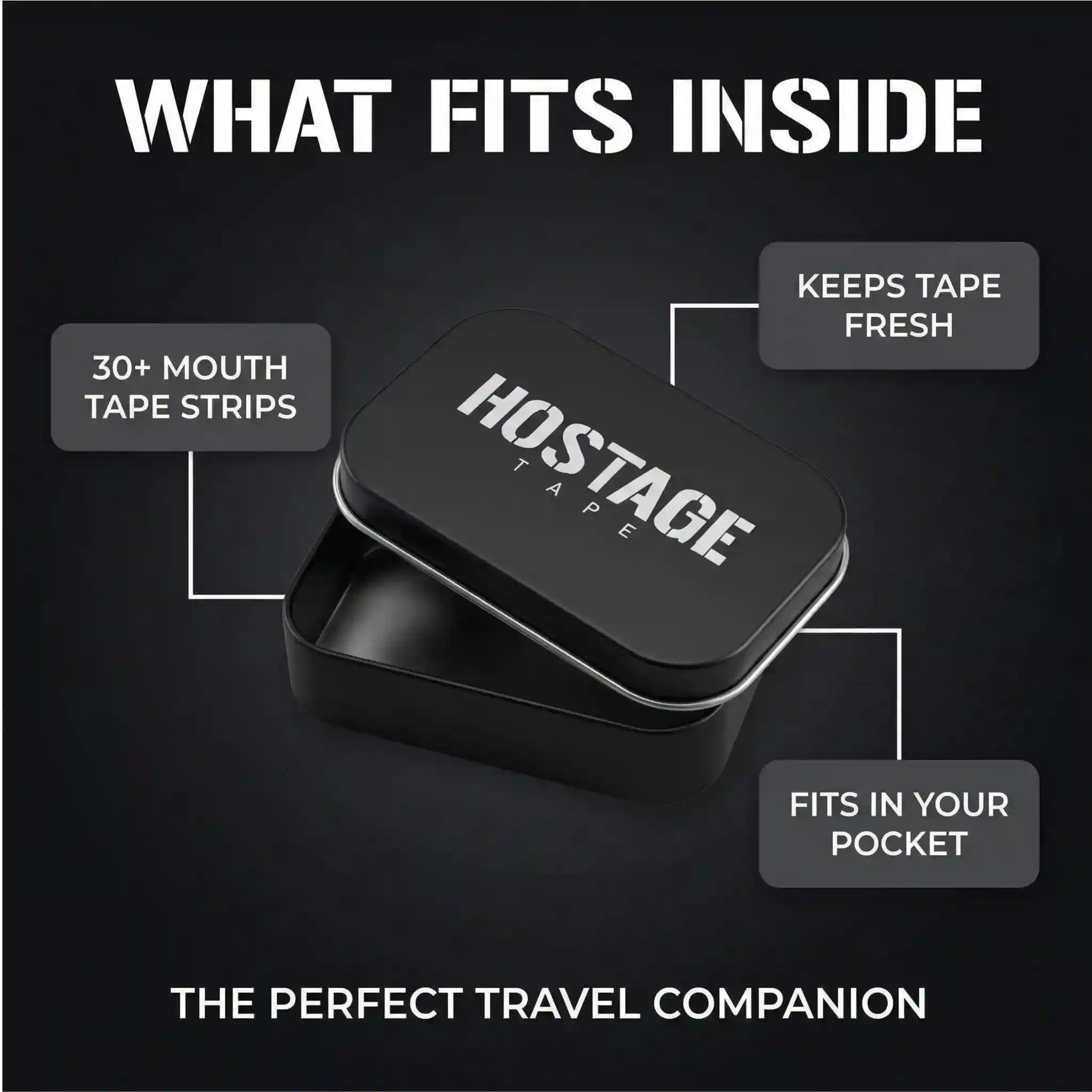 Hostage Mouth Tape Storage Tin Secondary image