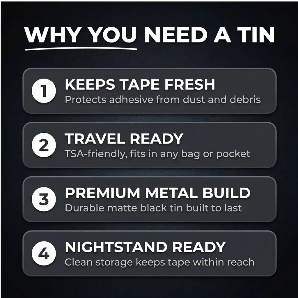 Hostage Mouth Tape Storage Tin