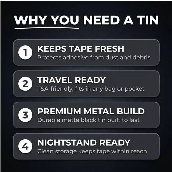 Hostage Mouth Tape Storage Tin