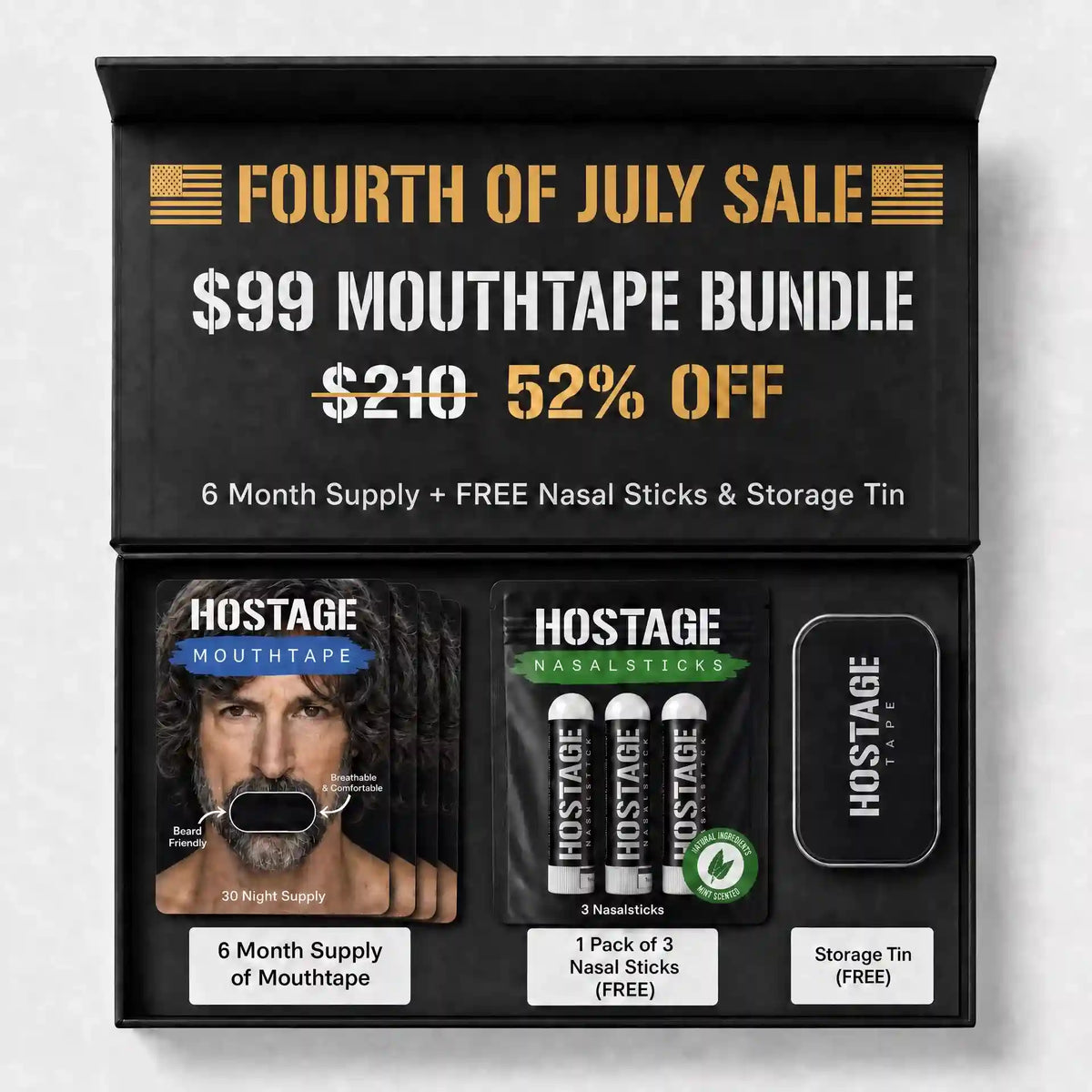 Fourth of July Sale - Mouth Tape Bundle Main image