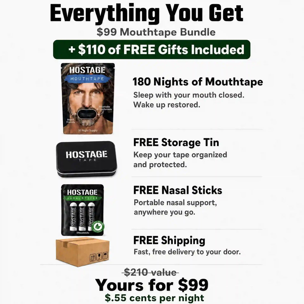 Labor Day Mouth Tape Bundle + Nasal Sticks + Tin