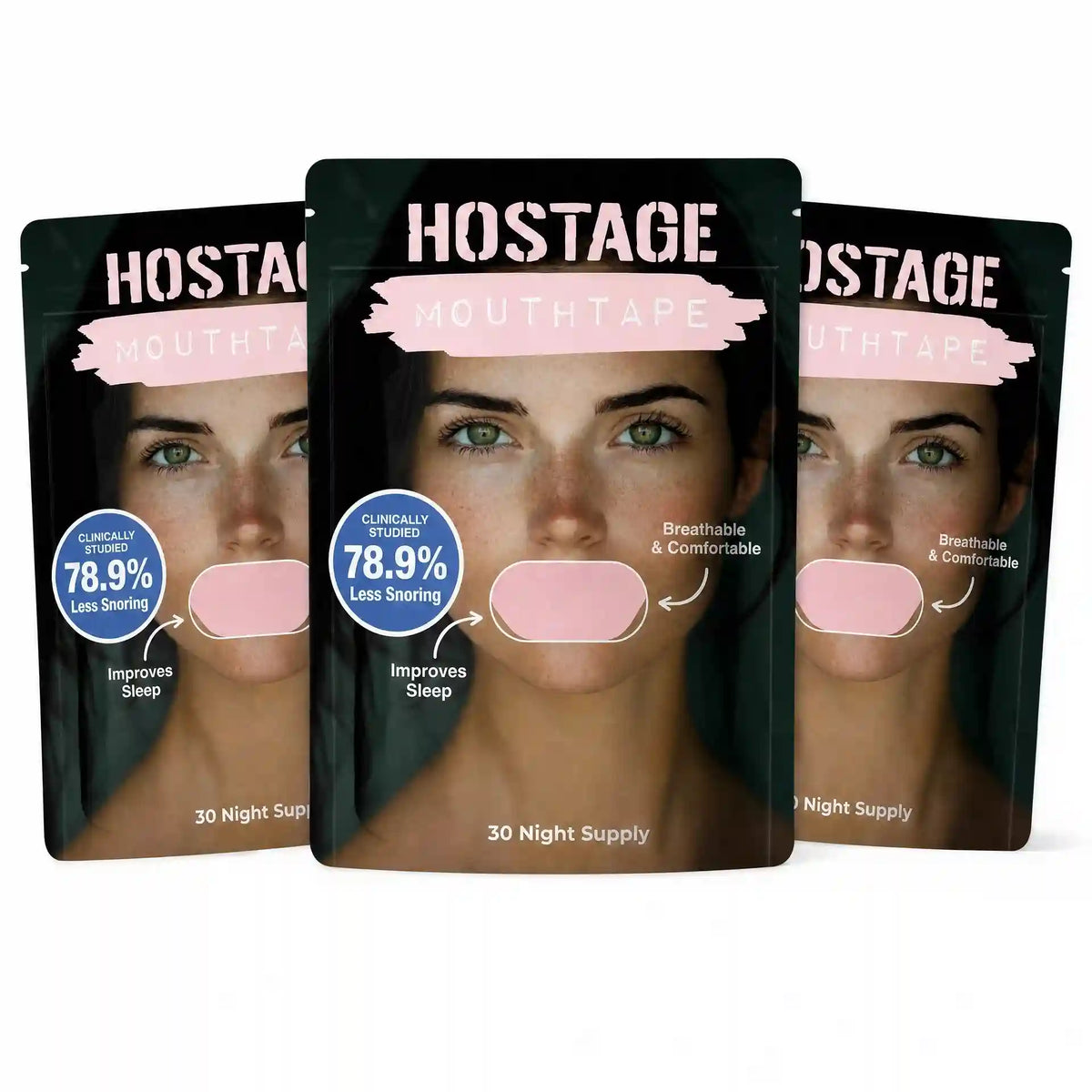 Hostage Mouth Tape Buy 2 Get 1 FREE - Starter Pack - Women's Main image