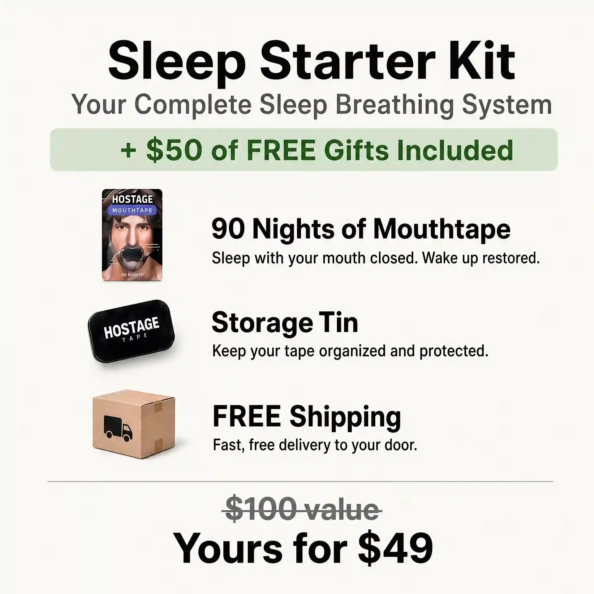 GOVX Sleep Starter Kit - Save 51% - FREE Shipping Secondary image